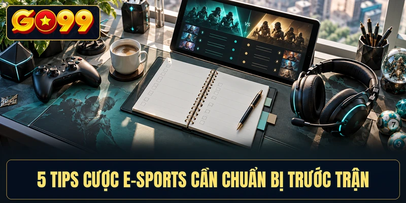 5 tips cược E-Sports cần chuẩn bị trước trận