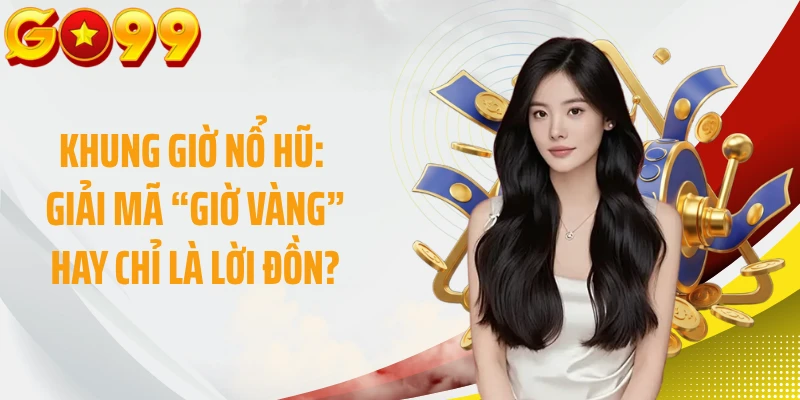 Khung Giờ Nổ Hũ: Giải Mã “Giờ Vàng” Hay Chỉ Là Lời Đồn?
