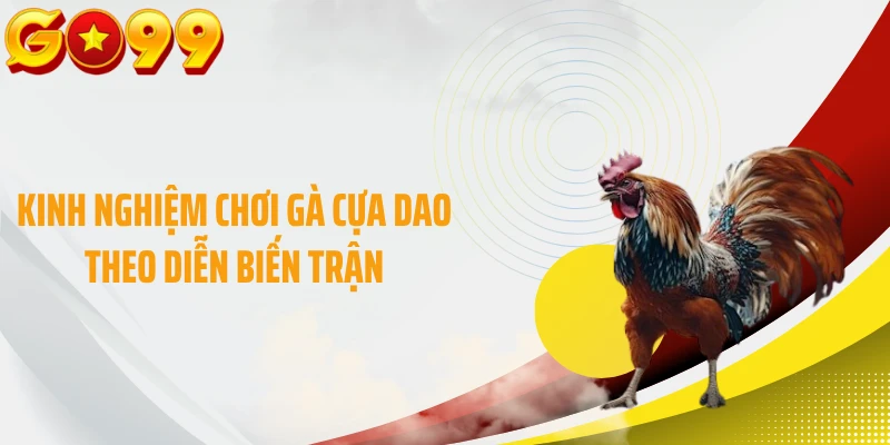 Kinh nghiệm chơi gà cựa dao theo diễn biến trận