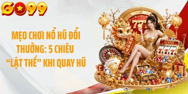 Mẹo Chơi Nổ Hũ Đổi Thưởng: 5 Chiêu “Lật Thế” Khi Quay Hũ